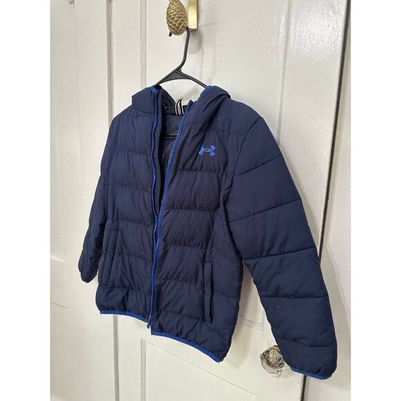Under Armour youth size medium blue youth jacket - Picture 2 of 11